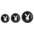 Playboy - Anal Plug Sæt - 3 stk. (Sølv)