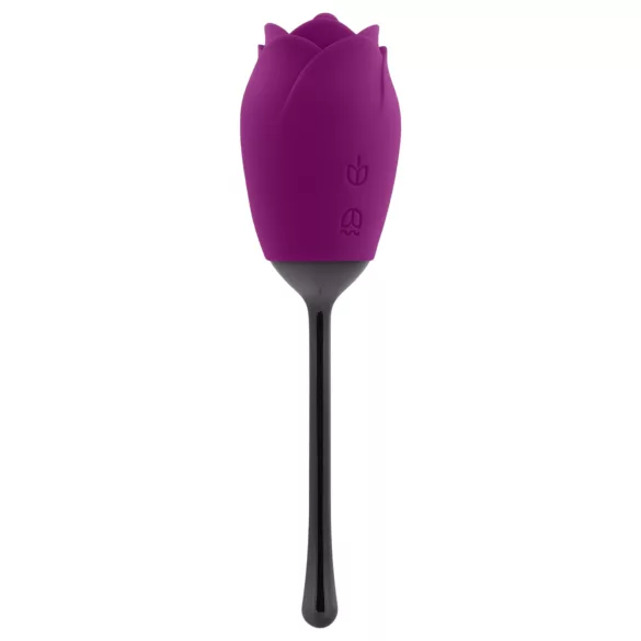 Playboy - klitorisvibrator med tunge - genopladelig vandtæt - lilla