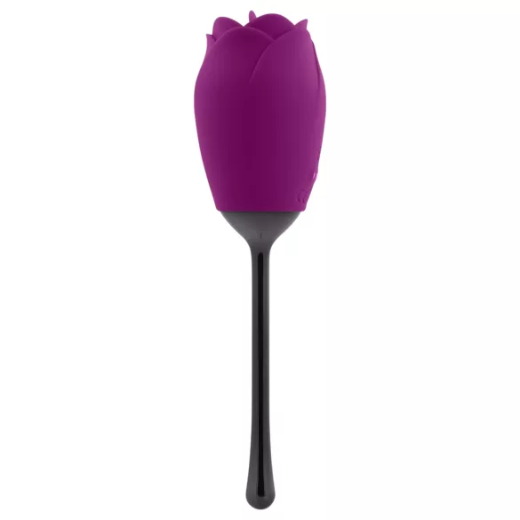Playboy - klitorisvibrator med tunge - genopladelig vandtæt - lilla