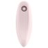 Playboy Palm - genopladelig og vandtæt 2i1 klitorisvibrator (pink)
