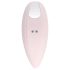 Playboy Palm - genopladelig og vandtæt 2i1 klitorisvibrator (pink)
