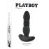 Playboy - Genopladelig anale vibrator (sort)
