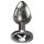 Playboy Tux - anal plug - lille (sølv)