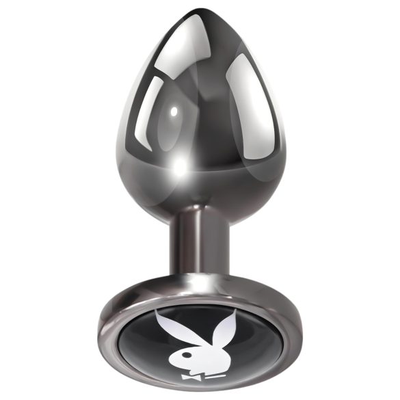 Playboy Tux - anal plug - lille (sølv)