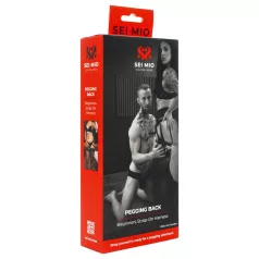 Sei Mio - strap-on harness - justerbar - sort