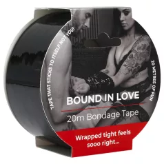 Sei Mio - bondagebånd - selvklæbende - sort
