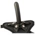 Sei Mio strap-on med sele - 12,5 cm (sort)