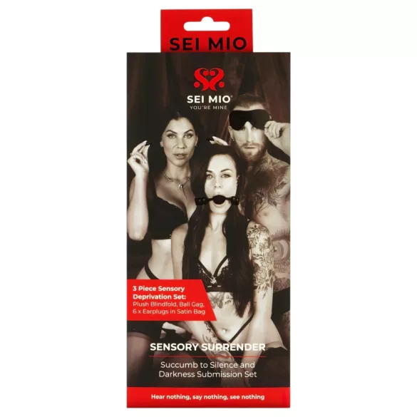Sei Mio - BDSM sæt for øvede - sort