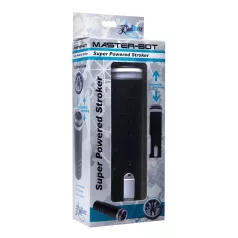   Master-Bot - op/ned bevægelig, blød pigget mund masturbator (sort)