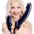 Strap U Revolver - strap-on dildo uden sele - sort