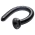 HOSED - analdildo med sugekop - ribbet - sort
