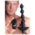 Bang! Genopladelig anal vibrator m. fjernbetjening (sort)