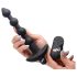 Bang! Genopladelig anal vibrator m. fjernbetjening (sort)