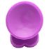 XR Brands POP - sugekop-dildo med kugler - 19 cm (lilla)