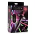 Booty Sparks Laser - anal vibrator med fjernbetjening - genopladelig sort
