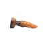 Creature Cocks Ravager - tekstureret silikone dildo - 20 cm (orange)