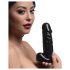 Mørk Pecker - kropslys - penis med kugler - sort (352g)