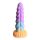 Mystique enhjørning dildo - 21cm (lilla-gul)