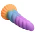 Creature Cocks Mystique - dildo - unicorn design - 21cm lilla/gul