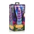 Mystique enhjørning dildo - 21cm (lilla-gul)