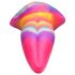 Creature Cocks Tunge - glødende silikone dildo - 21 cm