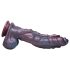 Hydra Creature Dildo - Silikone, 27cm, Lilla