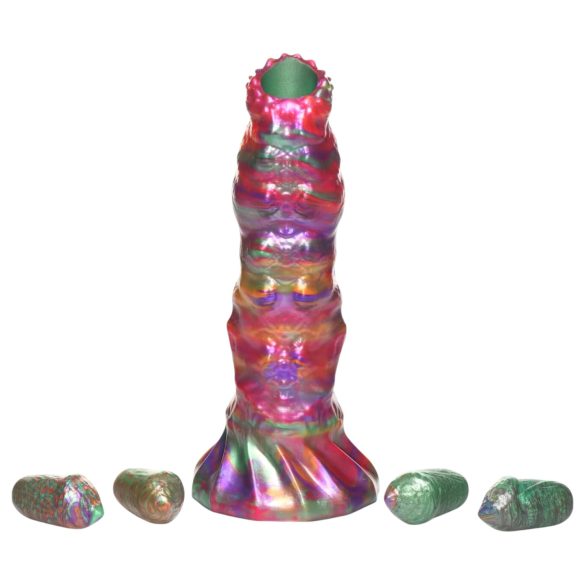 Creature Cocks Larve - rumvæsen dildo (regnbue)