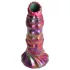 Creature Cocks Larva - ovipositor dildo - rumvæsen - silikone - regnbue