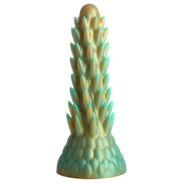 Creature Cocks Stegosaurus - silikone dildo - 20 cm (grøn)