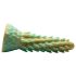 Creature Cocks Stegosaurus - silikone dildo - 20 cm (grøn)