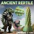 Creature Cocks Stegosaurus - silikone dildo - 20 cm (grøn)