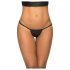 Mapalé - skinnende mikro-tanga (sort) - M/L