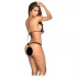 Mapalé - tanga - skinnende look - sort - M/L