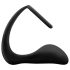 Anal Eventyr Platinum - sort anus dildo med penisring