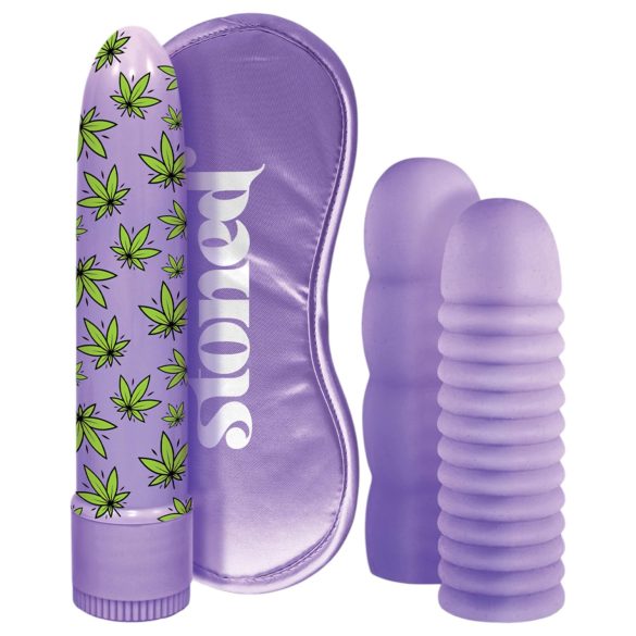 Stoner Bonga Bunga - Stavvibrator sæt (4 dele) - lilla