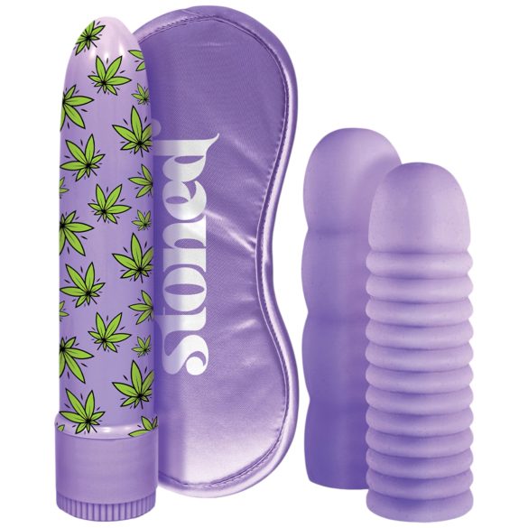 Stoner Bonga Bunga - Stavvibrator sæt (4 dele) - lilla