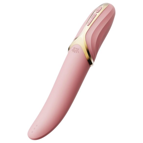 Zalo Eve - genopladelig, opvarmende roterende vibrator (pink)