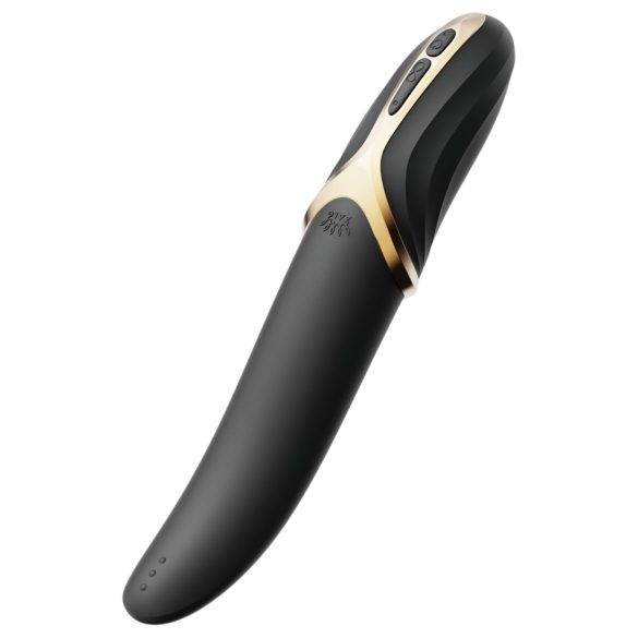 Zalo Eve - genopladelig, varmende roterende vibrator (sort)