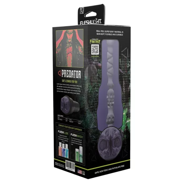 Fleshlight Fantasy Predator - fantasifuld kunstig vagina-masturbator (lilla)