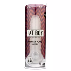   Perfect Fit - Fat Boy Checker Box - penismanchet (17 cm, hvid)