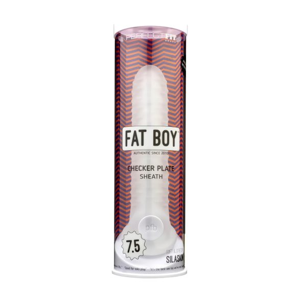 Fat Boy Checker Box - penishylster (19cm) - hvid