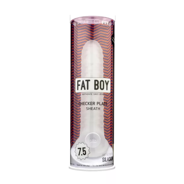 Fat Boy Checker Box - penishylster - 19cm - hvid