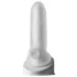 Perfect Fit - Fat Boy Micro Ribbed - penishylster (15 cm, hvid)