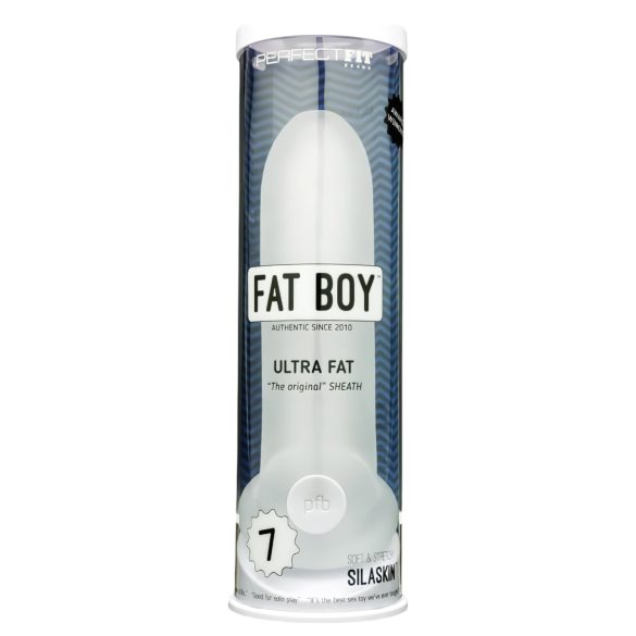 Fat Boy Original Ultra Fat - penisovertræk (19cm) - hvid