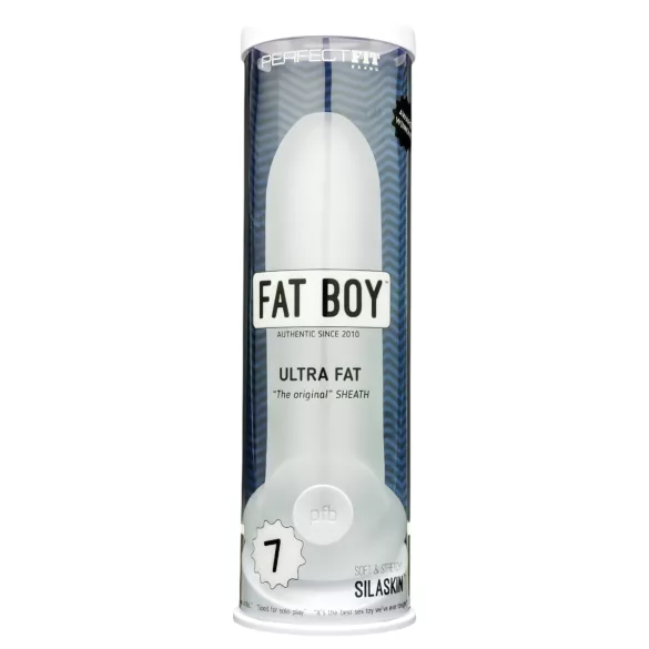 Perfect Fit - Fat Boy Original Ultra Fat - penishylster (19 cm, hvid)