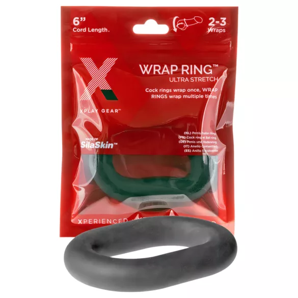 Perfect Fit - penisring - ekstra tyk - sort 15cm
