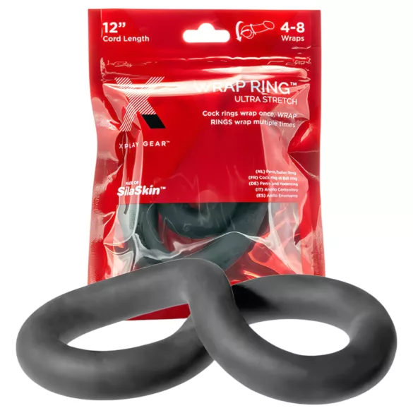 Perfect Fit - penisring - ekstra tykkelse - sort 30cm