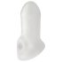 Fat Boy Tynd - hvid penisovertræk (10 cm)