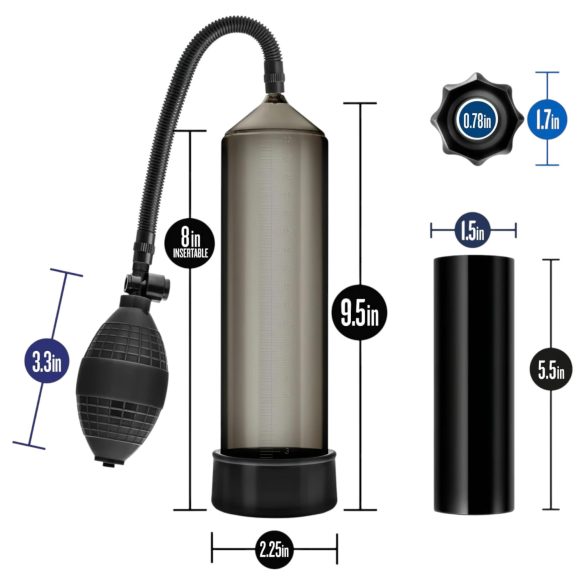 Quickie Kit - penis pumpe sæt - ekstra tykkelse - 4 dele