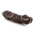 Dr. Skin Vibe No.6 - Livagtig vibrator (brun)